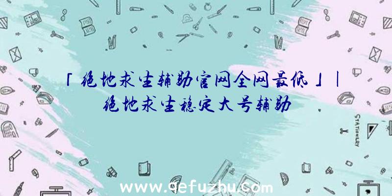 「绝地求生辅助官网全网最低」|绝地求生稳定大号辅助